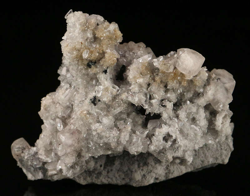 Smithsonite, Calcite on Matrix, Tsumeb Mine, Namibia