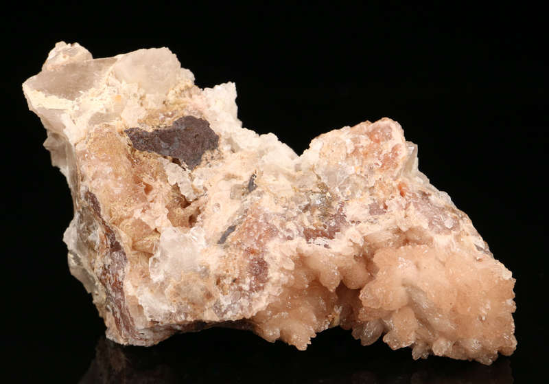 Olmiite & Calcite on MatrixN'Chwaning II, Northern Cape, South Africa