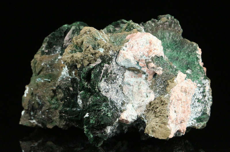 Kolwezite on Malachite, Mashamba West Mine, DRC
