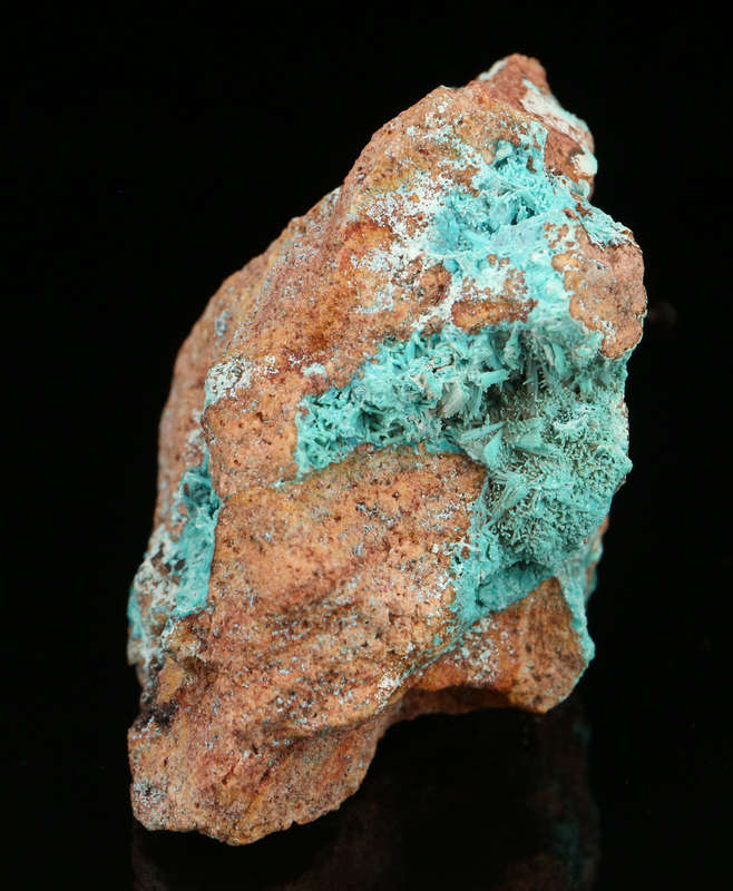 Malachite on Chrysocolla, Tenke Fungurume, DR Congo