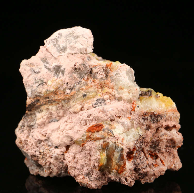Ettringite on Brucite, N'Chwaning II, Northern Cape, South Africa