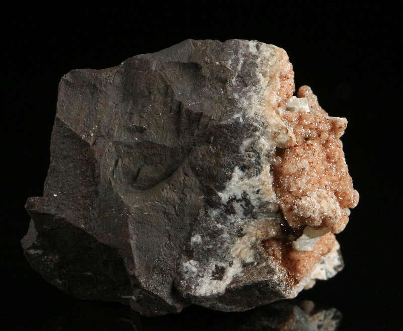 Rhodochrosite on Matrix,"N'Chwaning II Mine, Kalahari Manganese Field, Northern Cape, South Africa "