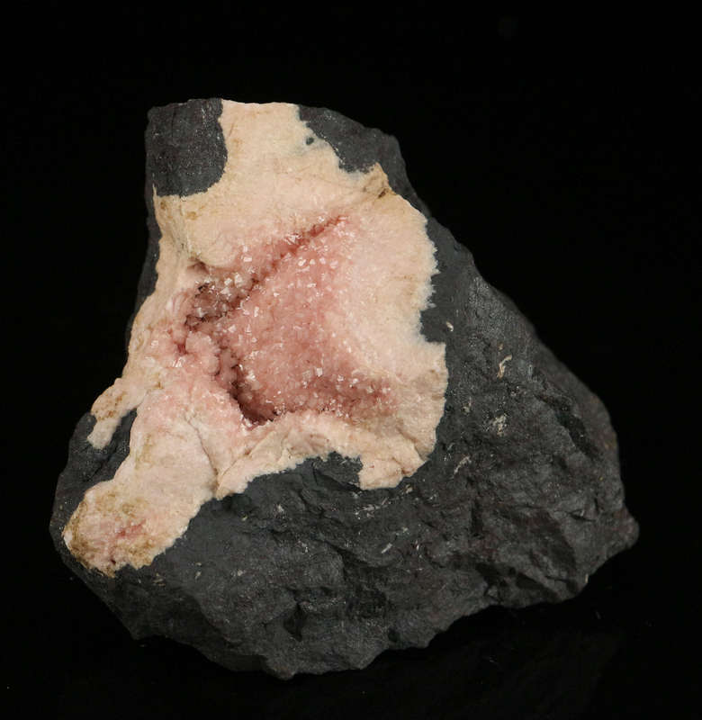 Rhodochrosite on Matrix,"N'Chwaning II Mine, Kalahari Manganese Field, Northern Cape, South Africa "