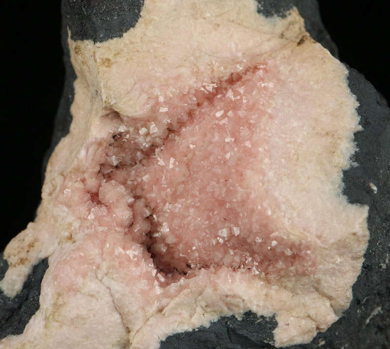 Rhodochrosite on Matrix,"N'Chwaning II Mine, Kalahari Manganese Field, Northern Cape, South Africa "
