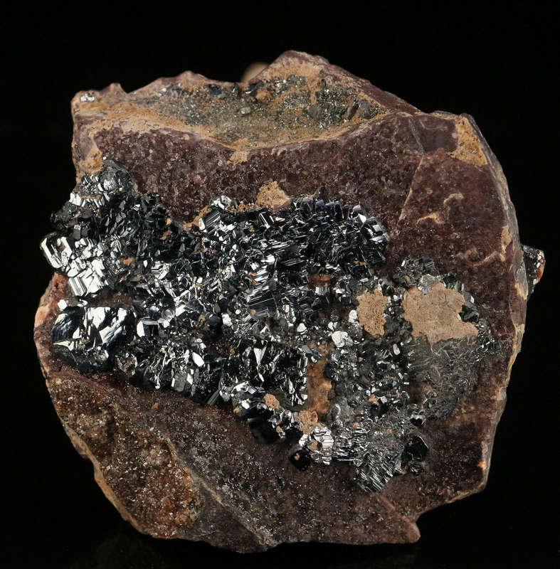 Hematite on Matrix, "N'Chwaning II Mine, Kalahari Manganese Field, Northern Cape, South Africa "