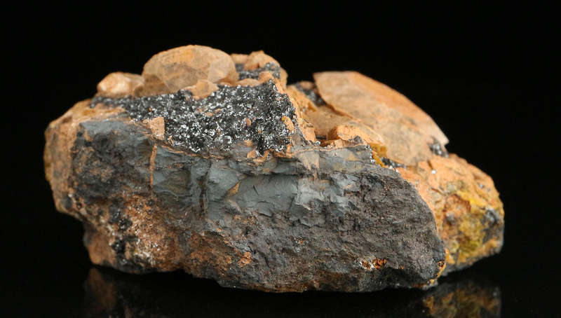 Sturmanite on Matrix, "N'Chwaning II Mine, Kalahari Manganese Field, Northern Cape, South Africa "