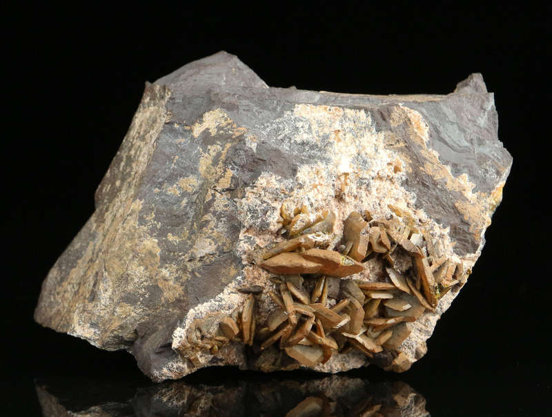 Sturmanite on Matrix, "N'Chwaning II Mine, Kalahari Manganese Field, Northern Cape, South Africa "