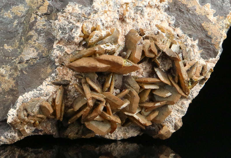 Sturmanite on Matrix, "N'Chwaning II Mine, Kalahari Manganese Field, Northern Cape, South Africa "