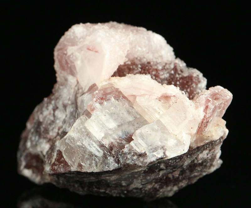 Quartz on Calcite on Matrix,"N'Chwaning II Mine, Kalahari Manganese Field, Northern Cape, South Afri