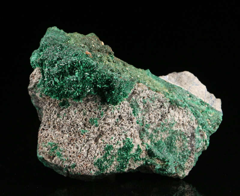 Malachite on Matrix, Kombat Mine, Namibia