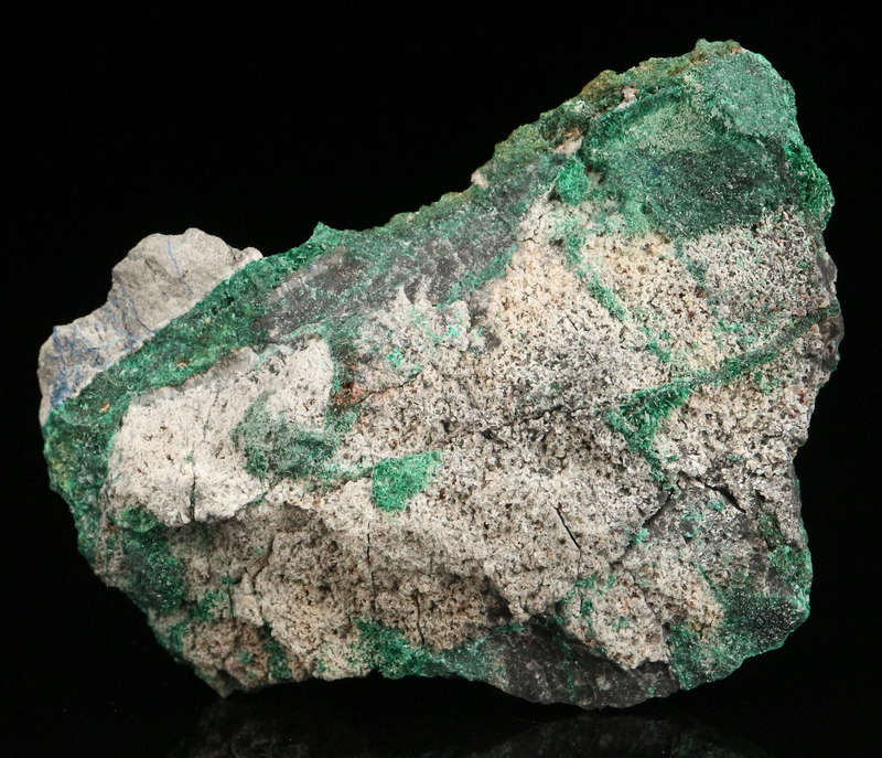 Malachite on Matrix, Kombat Mine, Namibia