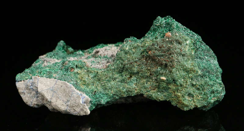 Malachite on Matrix, Kombat Mine, Namibia