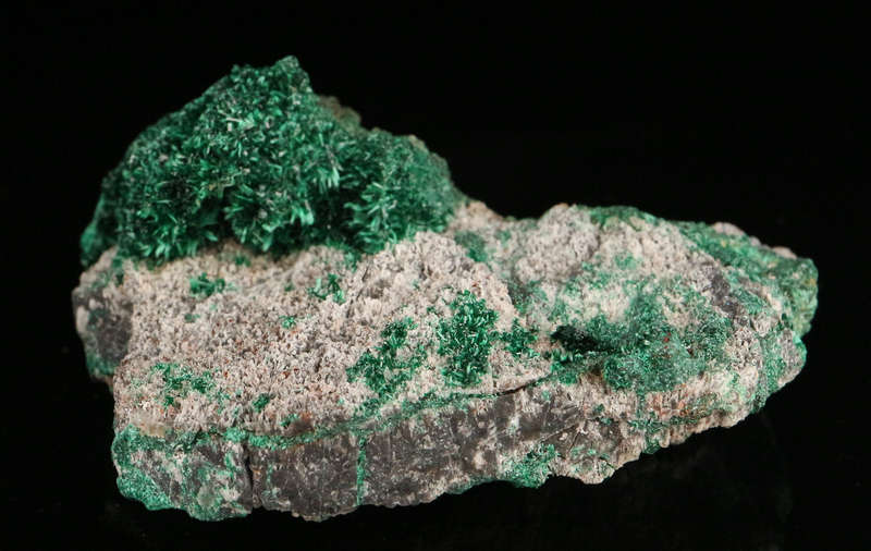 Malachite on Matrix, Kombat Mine, Namibia