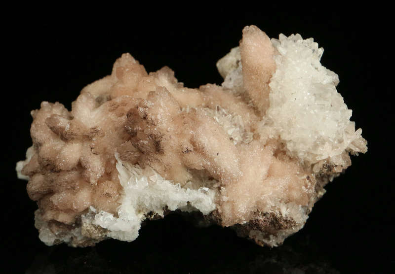 Calcite, Olmiite on Matrix,"N'Chwaning II Mine, Kalahari Manganese Field, Northern Cape, South Afric