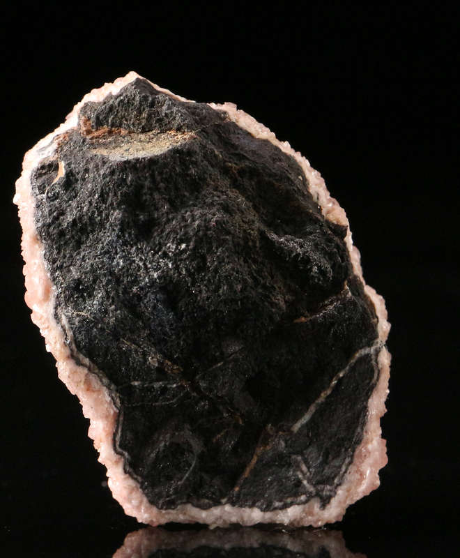 Rhodochrosite Thumbnail, N'Chwaning II, Nothern Cape, South Africa