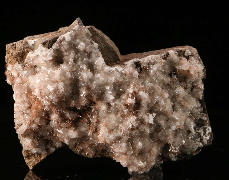 Inesite, Baryte and Calcite, N'Chwaning II, Nothern Cape, South Africa