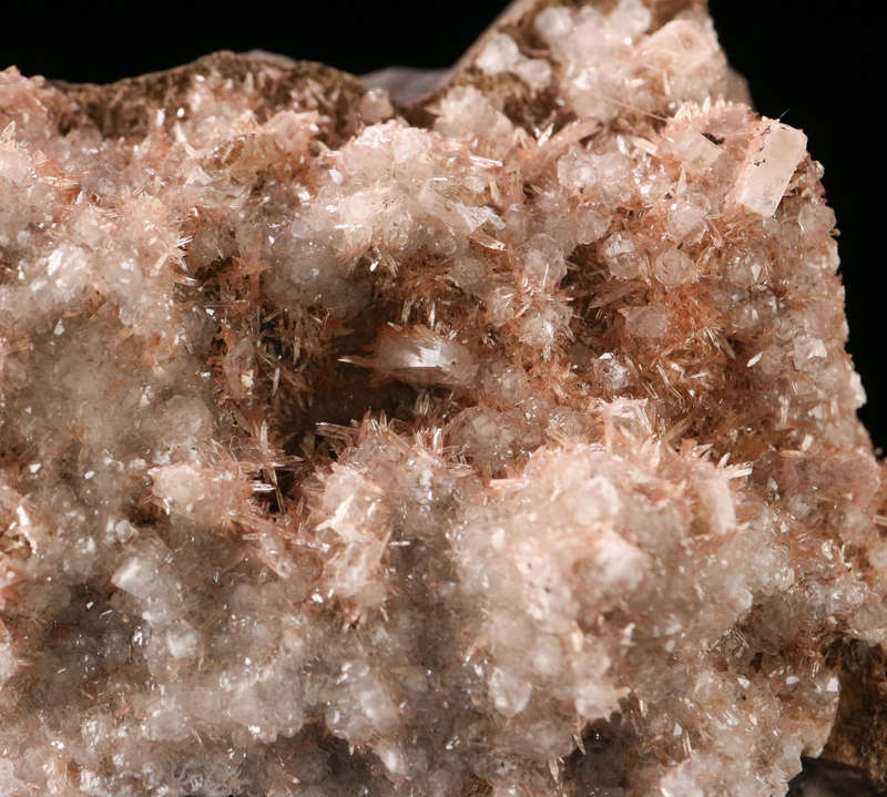 Inesite, Baryte and Calcite, N'Chwaning II, Nothern Cape, South Africa