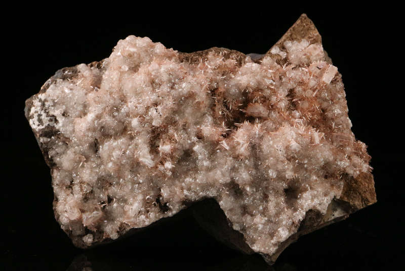 Inesite, Baryte and Calcite, N'Chwaning II, Nothern Cape, South Africa