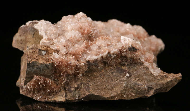 Inesite, Baryte and Calcite, N'Chwaning II, Nothern Cape, South Africa