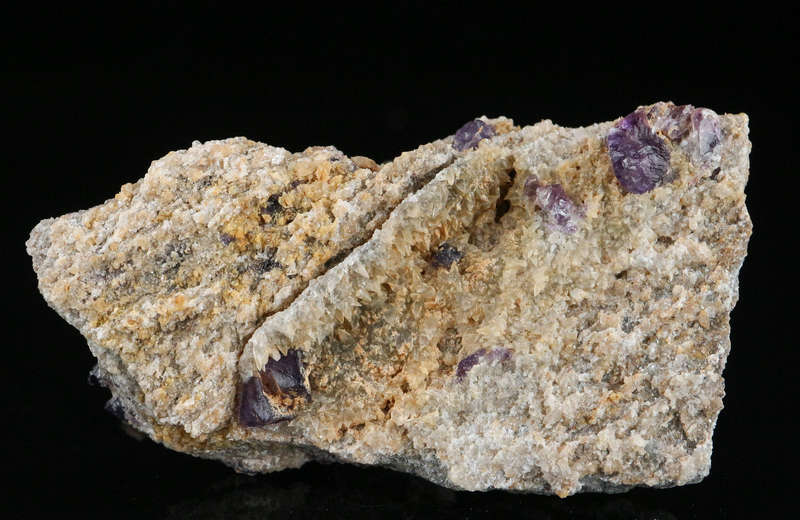 Grape Jelly Fluorite on Matrix, Damaraland, Palmwag, Erongo, Namibia