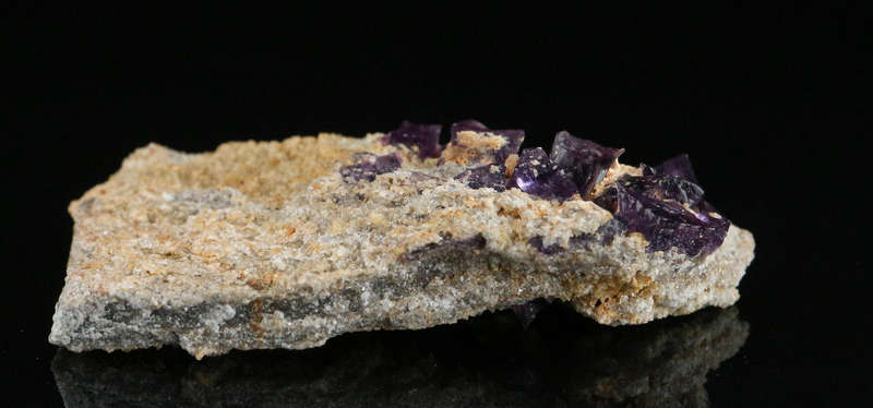 Grape Jelly Fluorite on Matrix, Damaraland, Palmwag, Erongo, Namibia