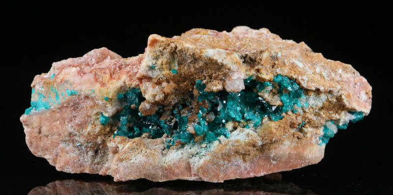 Dioptase on Matrix, Kaokoveld Region, Namibia