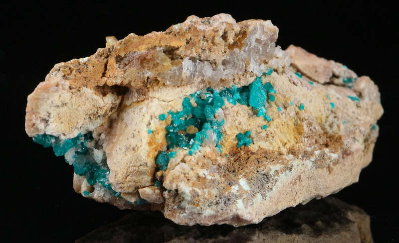 Dioptase on Matrix, Kaokoveld Region, Namibia