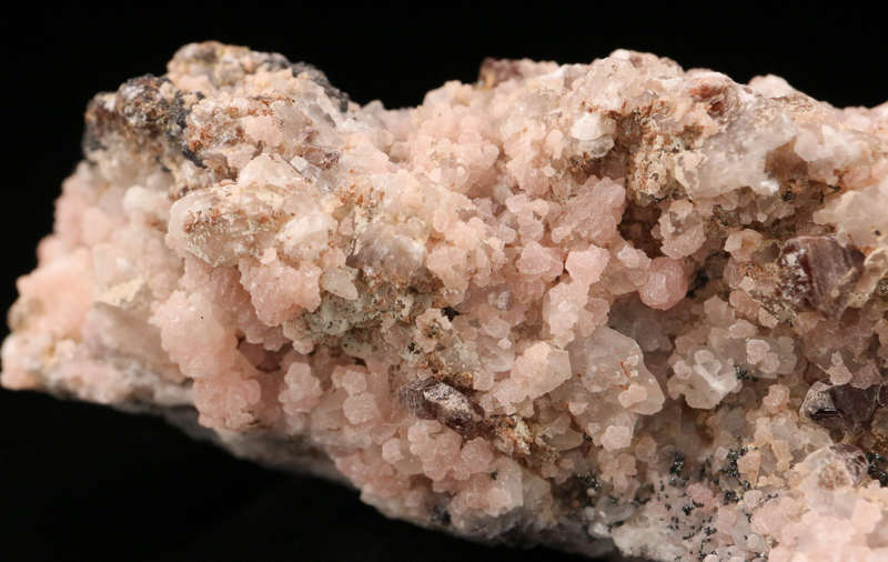 Rhodochrosite and Calcite Cluster, N'Chwaning II, Northern Cape, South Africa
