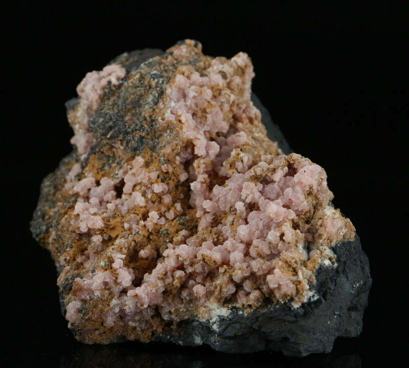 Rhodochrosite on Matrix,"N'Chwaning II Mine, Kalahari Manganese Field, Northern Cape, South Africa "