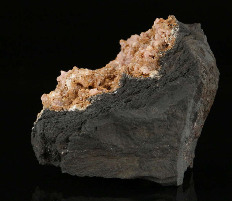 Rhodochrosite on Matrix,"N'Chwaning II Mine, Kalahari Manganese Field, Northern Cape, South Africa "