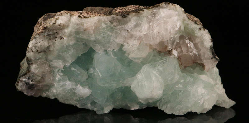 Prehnite on Matrix, Gobobosebberge Mnt, Namibia