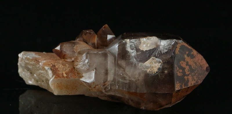 Smoky Amethyst Quartz, Gobobosebberge Mnt, Namibia
