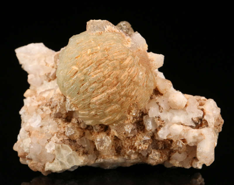 Prehnite on Matrix, Gobobosebberge Mnt, Namibia