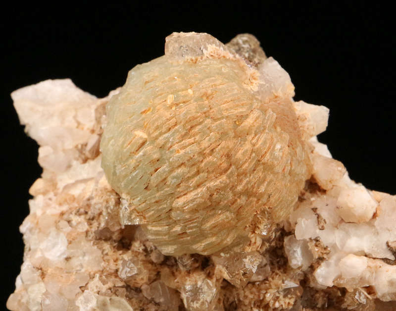 Prehnite on Matrix, Gobobosebberge Mnt, Namibia