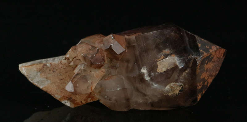 Smoky Amethyst Quartz, Gobobosebberge Mnt, Namibia