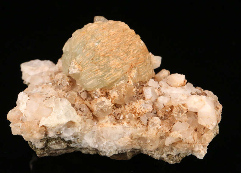 Prehnite on Matrix, Gobobosebberge Mnt, Namibia