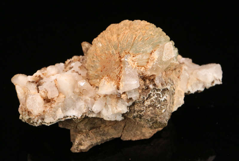 Prehnite on Matrix, Gobobosebberge Mnt, Namibia