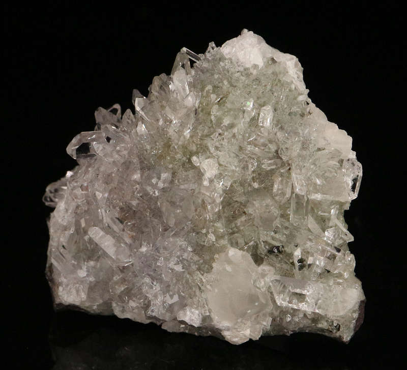 Calcite on Quartz on Matrix, Gobobosebberge Mnt, Namibia