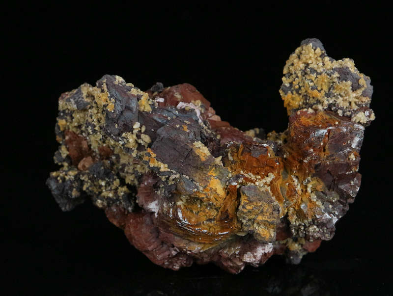Limonite psm Goethite with Calcite,"N'Chwaning II Mine, Kalahari Manganese Field, Northern Cape, Sou