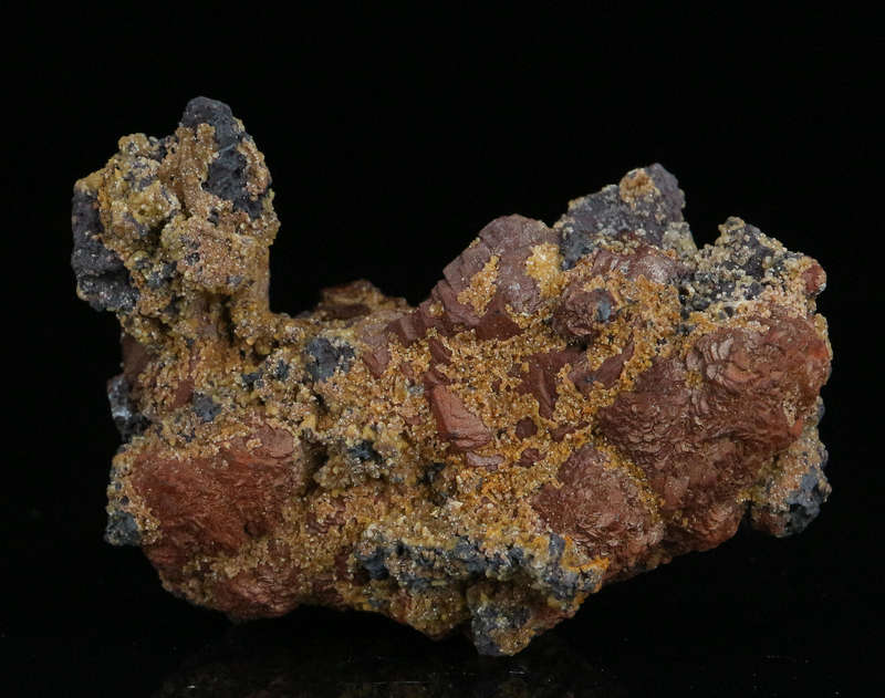 Limonite psm Goethite with Calcite,"N'Chwaning II Mine, Kalahari Manganese Field, Northern Cape, Sou