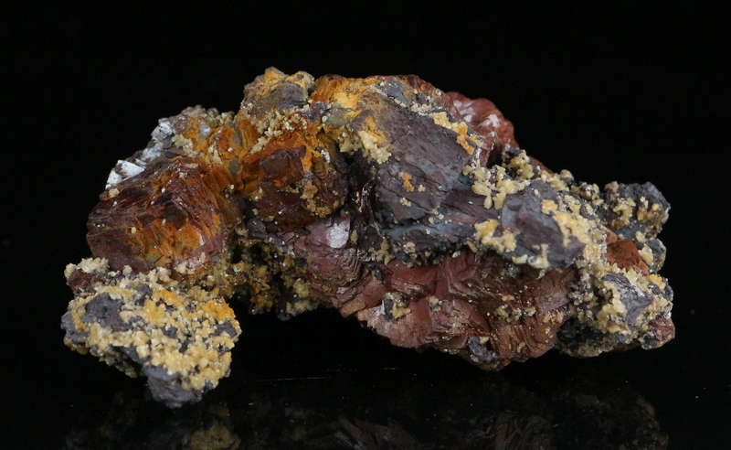 Limonite psm Goethite with Calcite,"N'Chwaning II Mine, Kalahari Manganese Field, Northern Cape, Sou