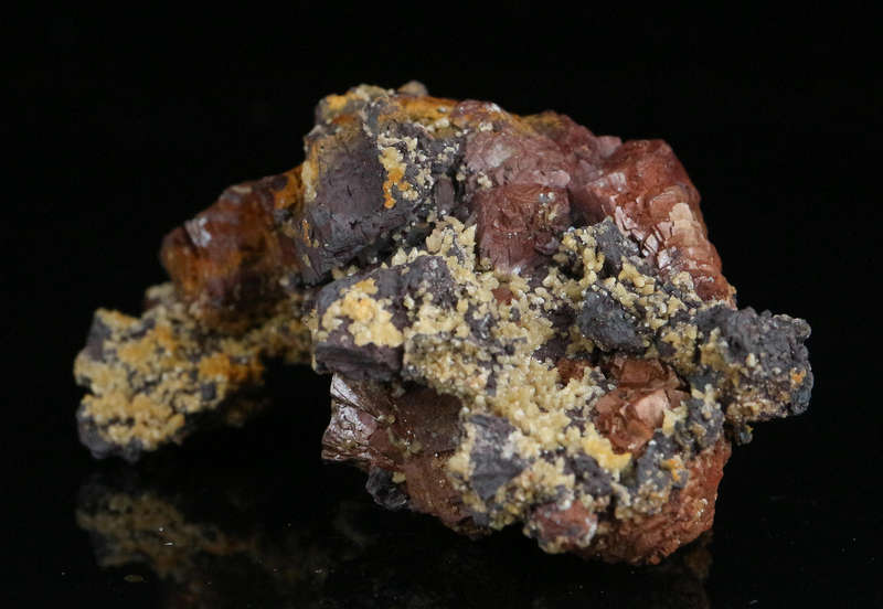 Limonite psm Goethite with Calcite,"N'Chwaning II Mine, Kalahari Manganese Field, Northern Cape, Sou