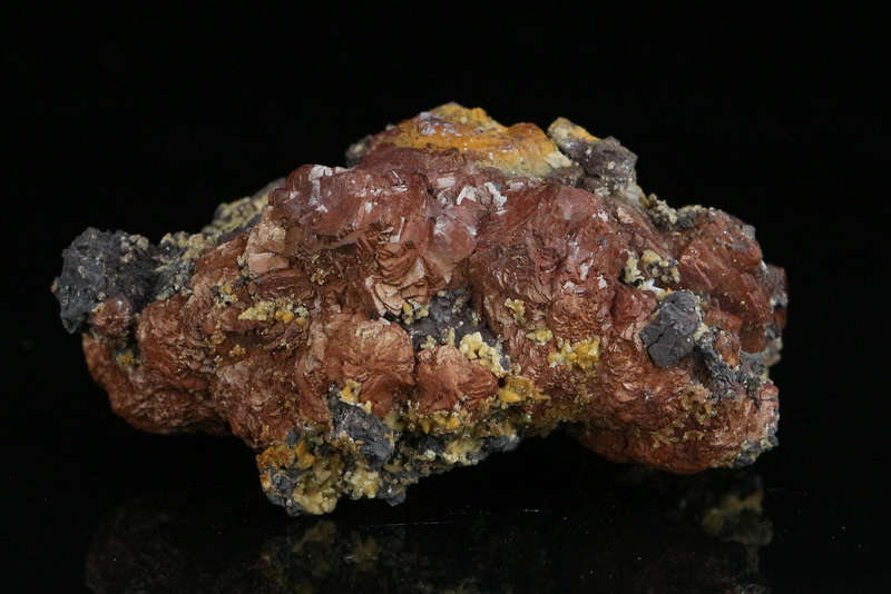 Limonite psm Goethite with Calcite,"N'Chwaning II Mine, Kalahari Manganese Field, Northern Cape, Sou