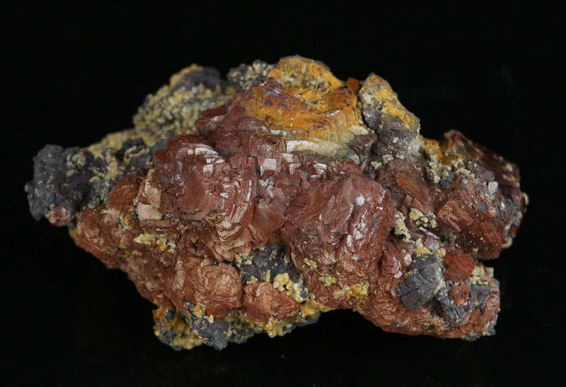 Limonite psm Goethite with Calcite,"N'Chwaning II Mine, Kalahari Manganese Field, Northern Cape, Sou