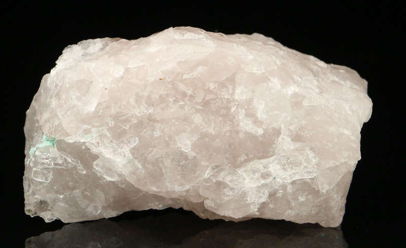 Malachite on Quartz, Kaokoveld Region, Namibia