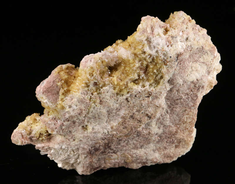 Ettringite on Brucite, Wessels Mine, Northern Cape, South Africa