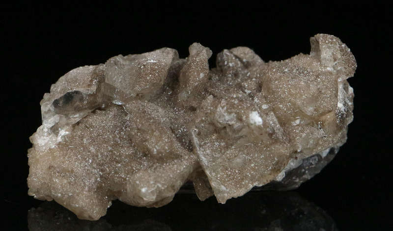 Calcite on Quartz, Gobobosebberge Mnt, Namibia