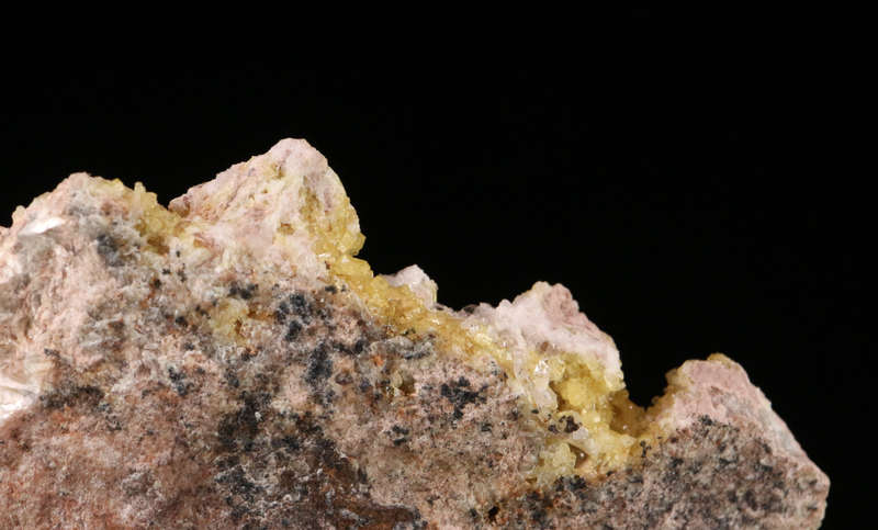 Ettringite on Brucite, Wessels Mine, Northern Cape, South Africa