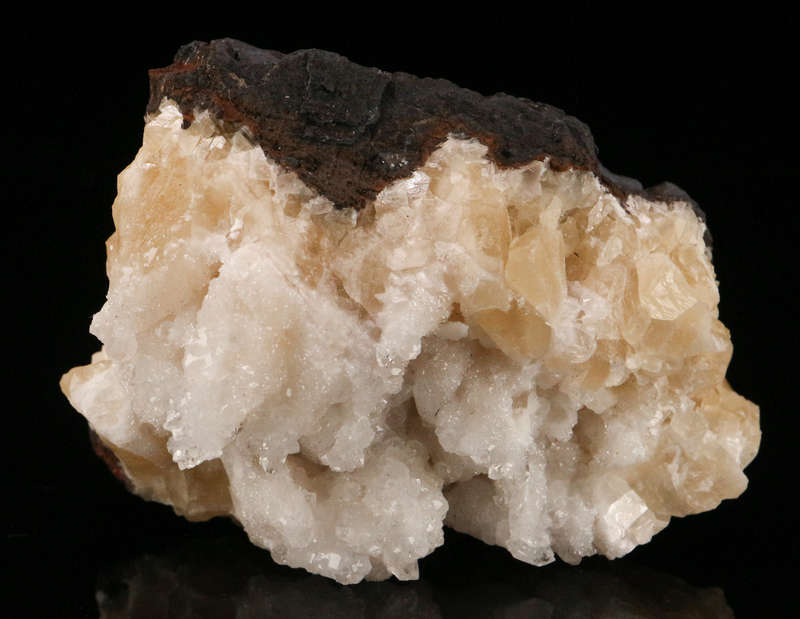 Calcite on Calcite on Matrix, N'Chwaning II, Northern Cape, South Africa