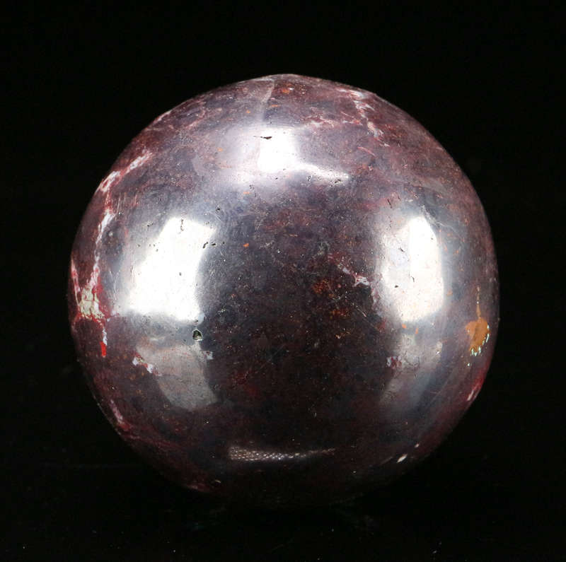 Malachite, Cuprite Polished Sphere, Mashamba West Mine, DRC